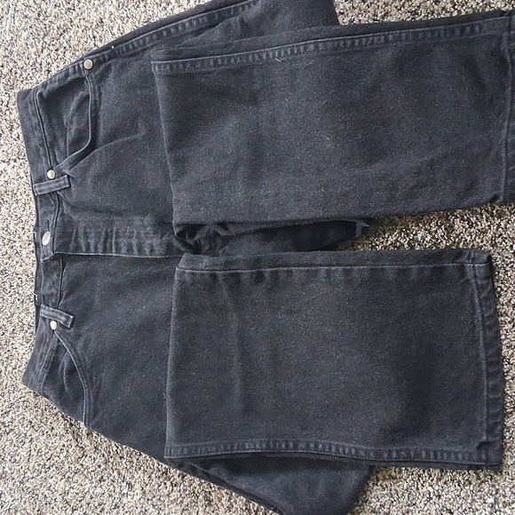 Wrangler Women's Dark Gray Relaxed Jeans Size - Picture 2 of 6